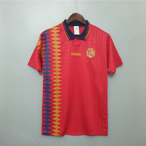 SPAIN 1994 WORLD CUP HOME RETRO FOOTBALL SHIRT