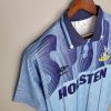 TOTTENHAM 1991-1994 THIRD RETRO AWAY SKY BLUE FOOTBALL SHIRT