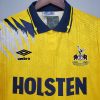TOTTENHAM 1992-1994 YELLOW THIRD RETRO AWAY FOOTBALL SHIRT