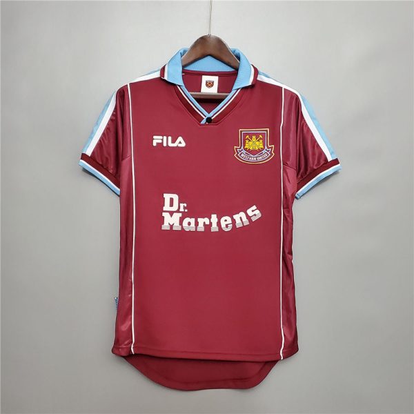 WEST HAM 1999-2002 HOME RETRO FOOTBALL SHIRT