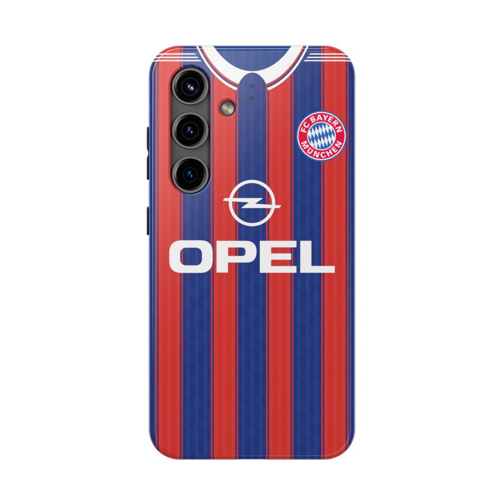 Bayern Munich 1995 Retro Home Jersey Phone Cases - Vintage Tough Phone Cases