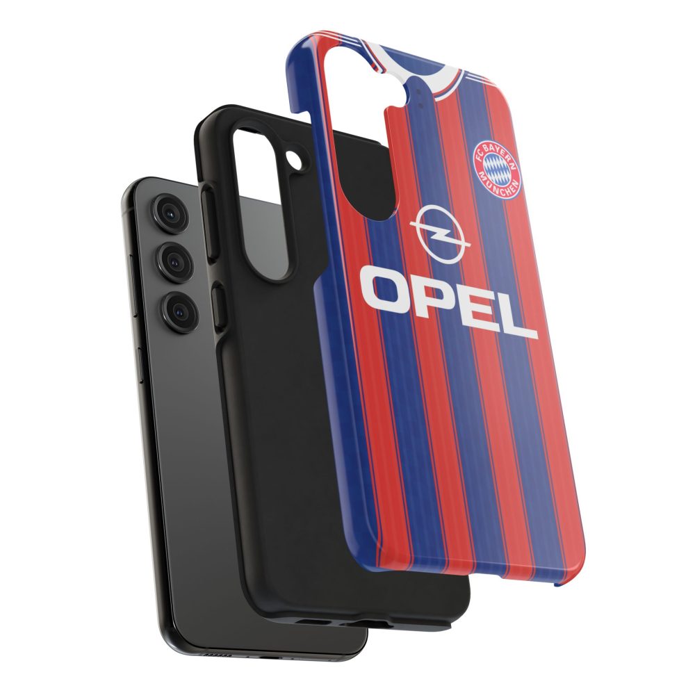 Bayern Munich 1995 Retro Home Jersey Phone Cases - Vintage Tough Phone Cases