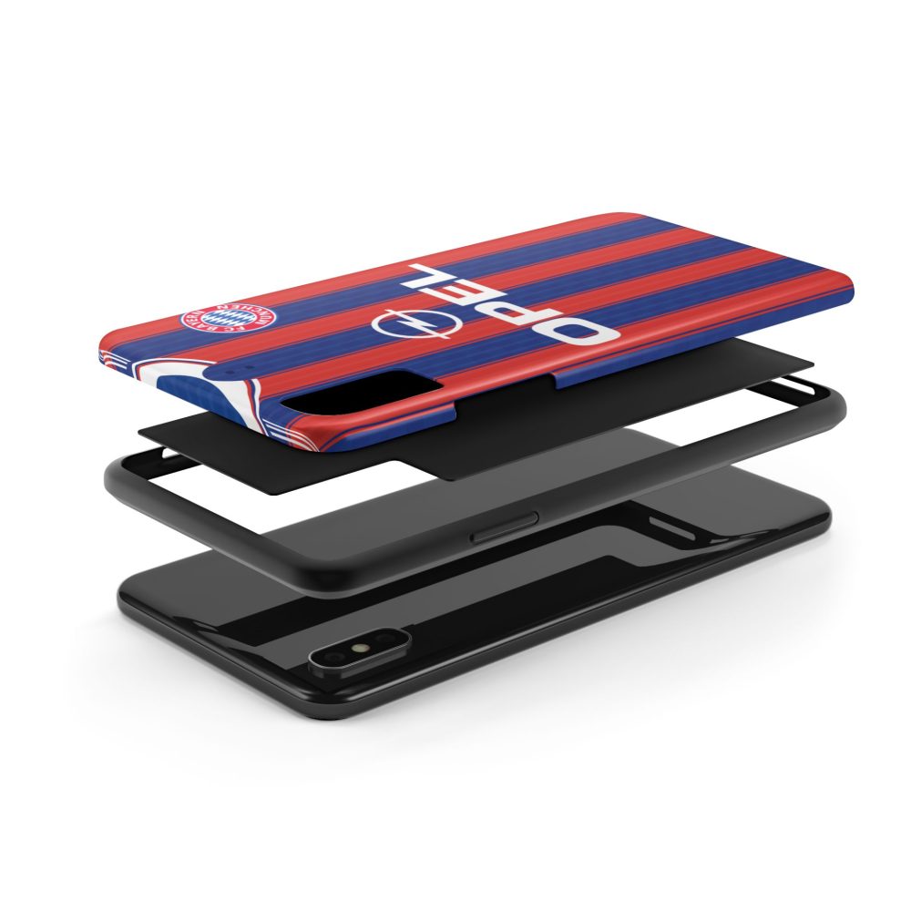 Bayern Munich 1995 Retro Home Jersey Phone Cases - Vintage Tough Phone Cases