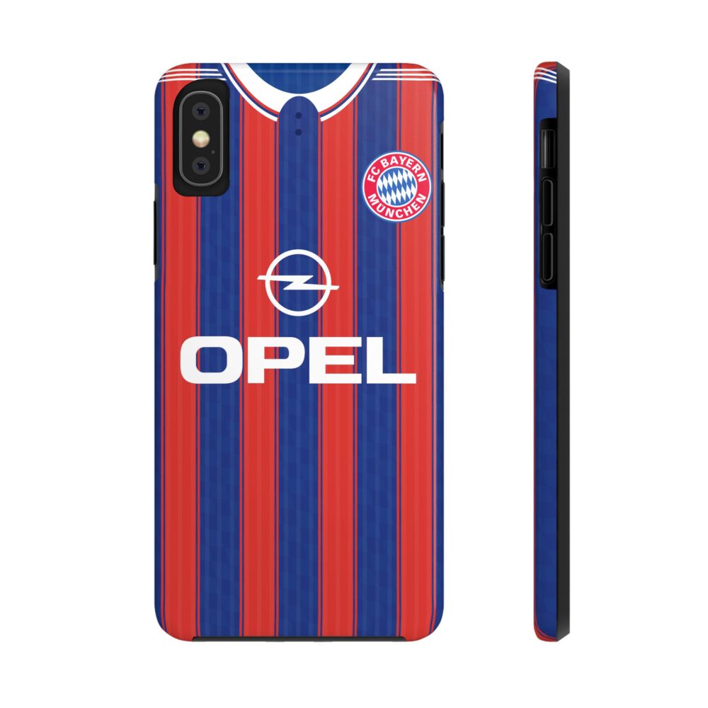 Bayern Munich 1995 Retro Home Jersey Phone Cases - Vintage Tough Phone Cases