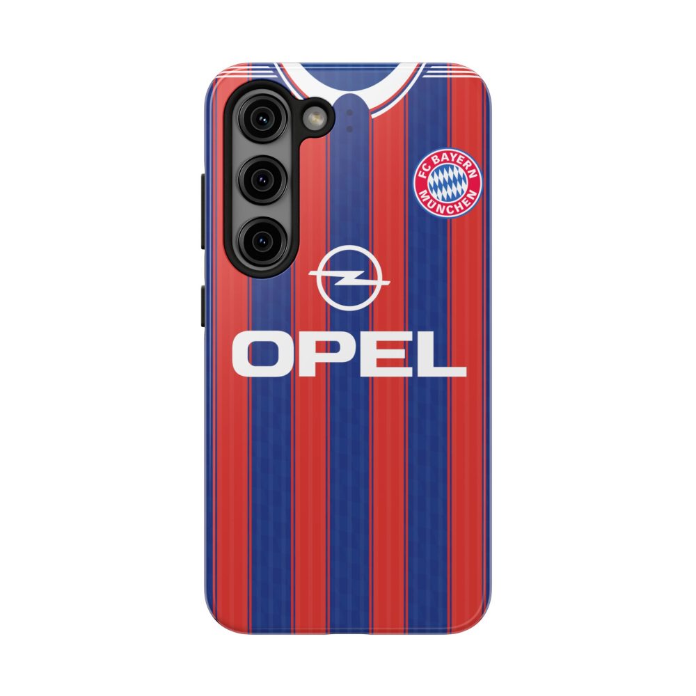 Bayern Munich 1995 Retro Home Jersey Phone Cases - Vintage Tough Phone Cases