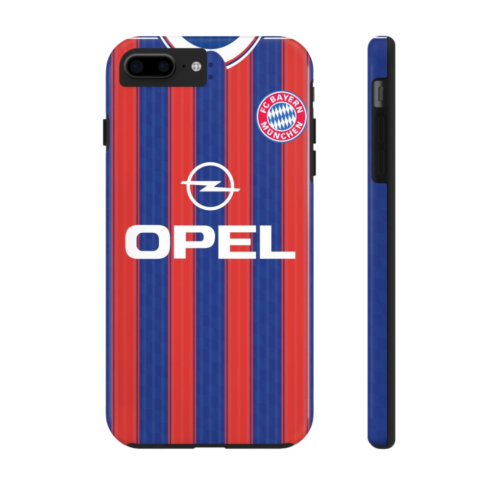 Bayern Munich 1995 Retro Home Jersey Phone Cases - Vintage Tough Phone Cases