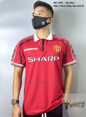 Manchester United Retro Jersey 1998 Home Shirt