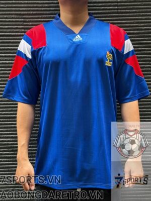 France Retro Jersey 1992 Home Shirt