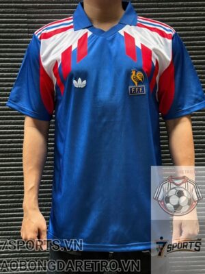 France Retro Jersey 1988 Home Shirt