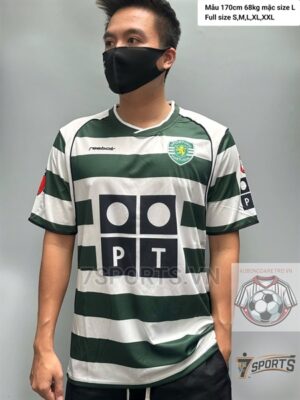 Sporting Lisbon Retro Jersey 2001 Home Shirt
