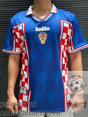 Croatia Retro Jersey 1998 Home Shirt