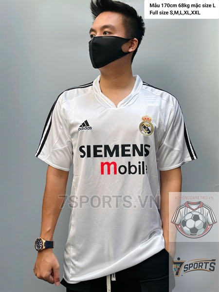 Real Madrid Retro Jersey 2004 Home Shirt