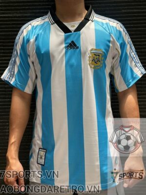 Argentina Retro Jersey 1998 Home Shirt