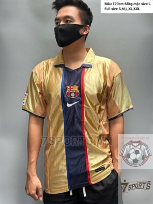 Barcelona Retro Jersey 2002 Away Shirt