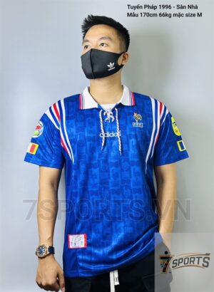 France Retro Jersey 1996 Home Shirt
