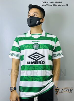 Celtic Retro Jersey 1998 Home Shirt