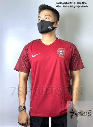 Portugal Retro Jersey 2016 Home Shirt