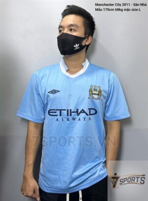 Manchester City Retro Jersey 2011 Home Shirt