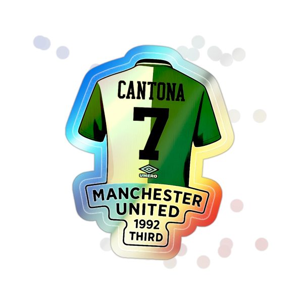 Manchester United 1992/1994 Third Jersey Holographic Die-cut Stickers