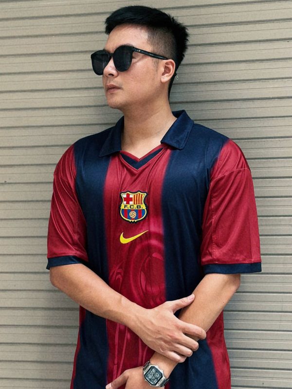Travis Scott x FC Barcelona Retro 2000/2001 Home Skeleton Jersey