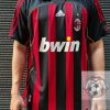 AC Milan Retro Soccer Jersey 2006 - Home Shirt Name Number Set #13 NESTA