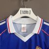 France Retro Soccer Jersey 1998 - Home Shirt Name Number Set #10 ZIDANE