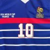 France Retro Soccer Jersey 1998 - Home Shirt Name Number Set #10 ZIDANE