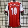 Arsenal Retro Soccer Jersey 1998 - Home Shirt Name Number Set #10 BERGKAMP