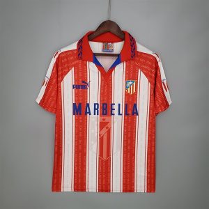 Atletico Madrid Retro Soccer Jersey 1995 - Home Shirt