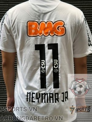 Santos FC Soccer Jersey 2011 - Home Shirt Name Number Set #10 NEYMAR JR
