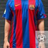 Barcelona Retro Soccer Jersey 2004 - Home Shirt Name Number Set #10 RONALDINHO