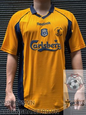 Liverpool Retro Soccer Jersey 2000 - Away Shirt