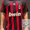 AC Milan Retro Soccer Jersey 2006 - Home Shirt Name Number Set #3 MALDINI