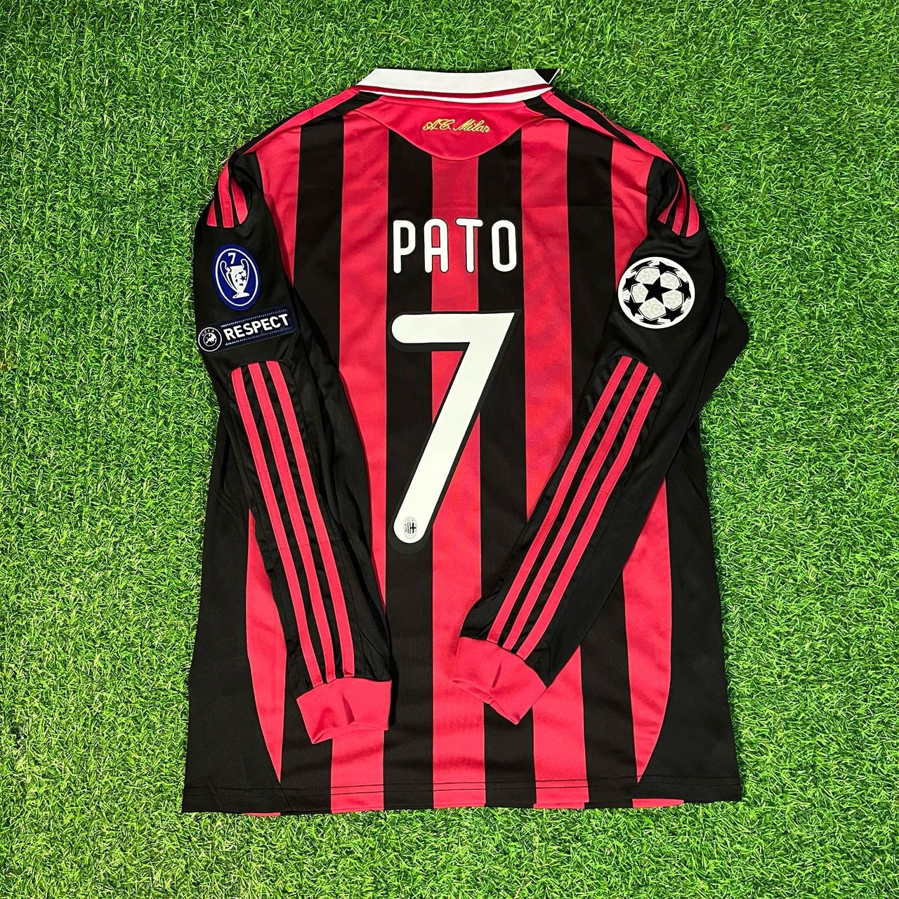 Alexandre Pato 7 - Milan 2009/2010 Red Black Home Retro Jersey Trikot