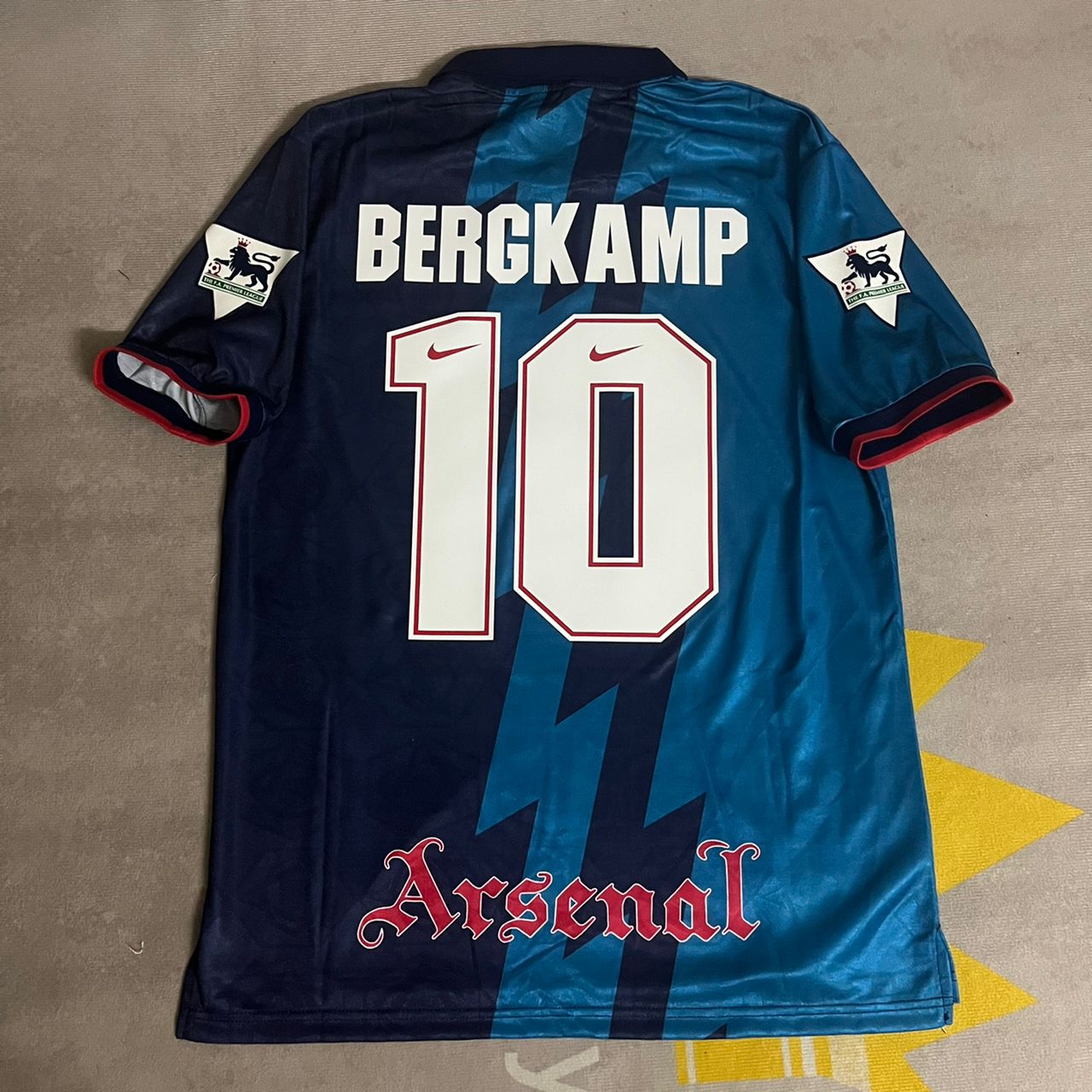 Dennis Bergkamp Arsenal Retro 1998 Season Retro Jersey