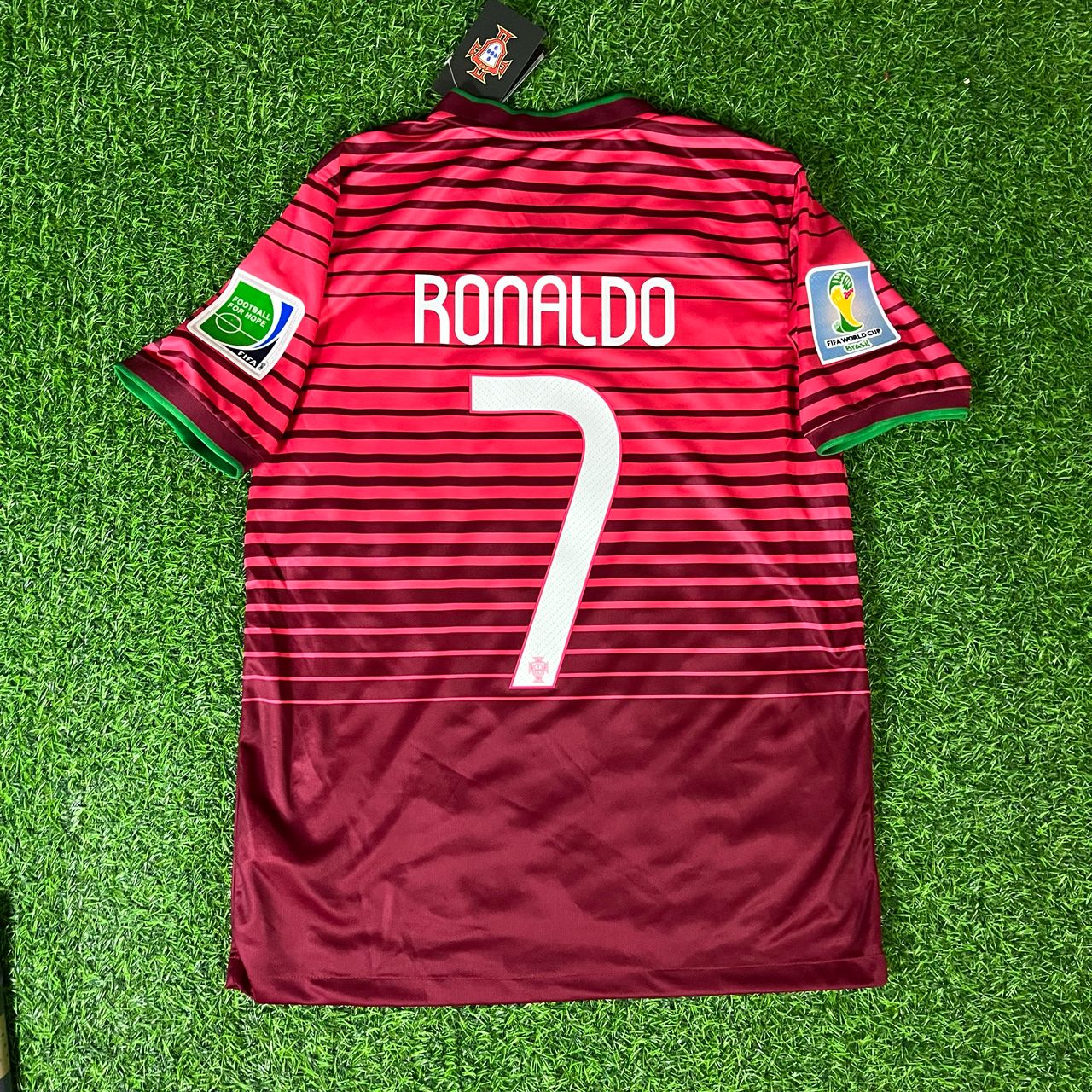 Cristiano Ronaldo Portugal 2014 World Cup Retro Jersey Trikot Maglia