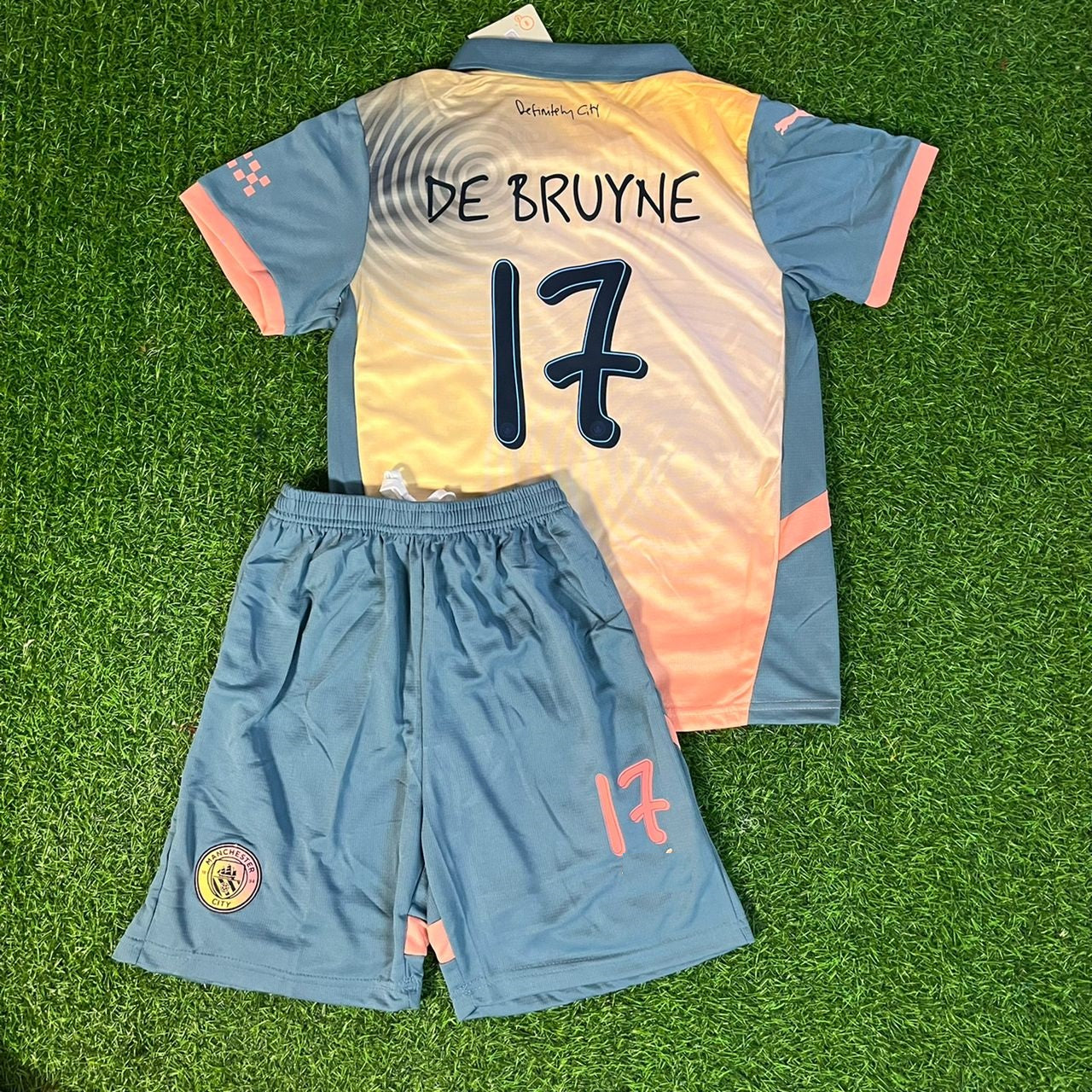 Kevin De Bruyne 17 – Manchester City Home Kit Jersey – | Trikot | Maillot Soccer Shirt