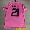 Andrea Pirlo Juventus Pink 2012 2013 Season Retro Jersey